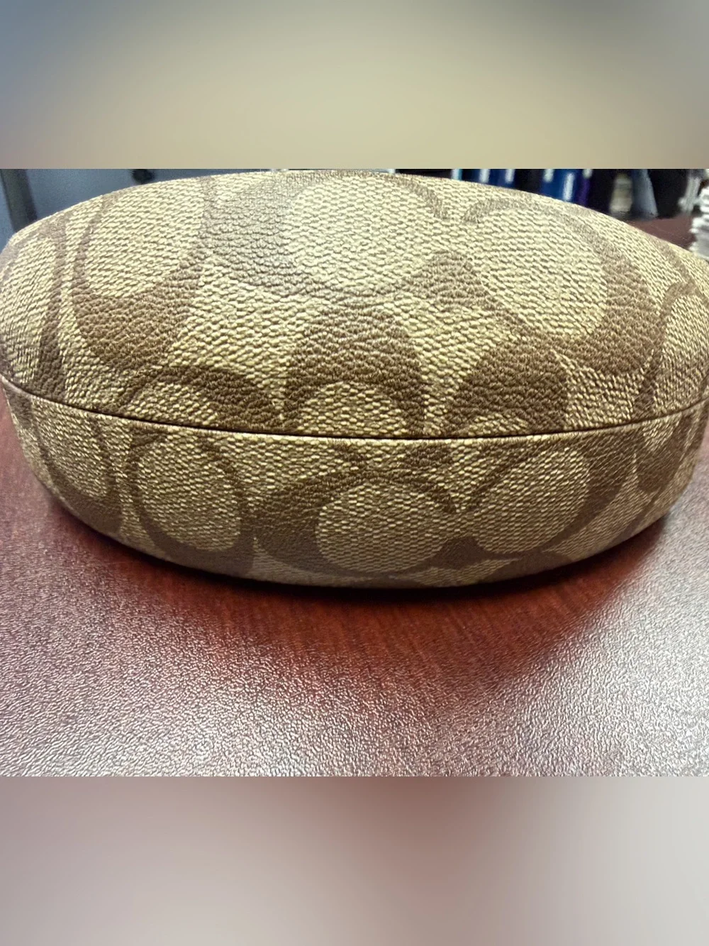 COACH Clamshell Hard Sunglasses Case Signature C Canvas
